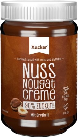 Nuss-Nougat Creme mit Erythrit (300g)