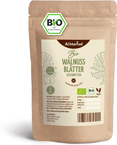 Walnussblätter geschnitten Bio (100g)