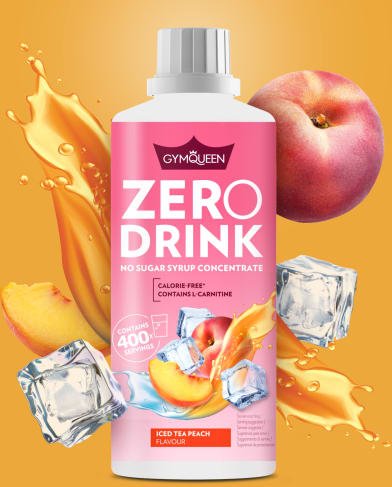 Zero Drink - 1000ml - Pfirsich-Eistee