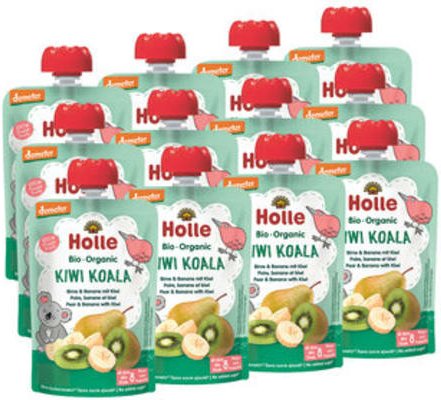 Demeter Kiwi Koala - 12x100g - Pouchy Birne & Banane mit Kiwi ab dem 8. Monat