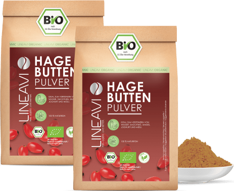 Doppelpack: Hagebuttenpulver bio (2x1000g)