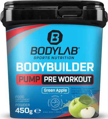 Bodybuilder Pump Pre Workout - 450g - Green Apple