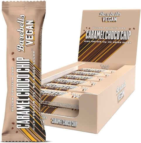Vegan Protein Bar - 55g - Caramel Choco Chip