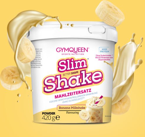 Slim Shake Mahlzeitersatz-Shake - 420g - Banana Milkshake