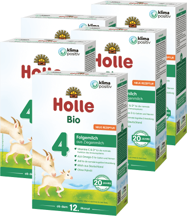 Bio-Folgemilch 4 auf Ziegenmilchbasis - 5x400g - ab dem 12. Monat