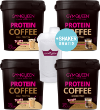 Protein Coffee 4er Pack Shaker gratis
