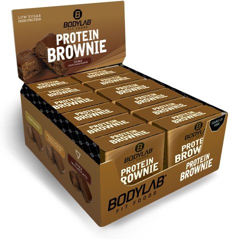 Protein Brownie - 12x50g - Doppel-Schoko