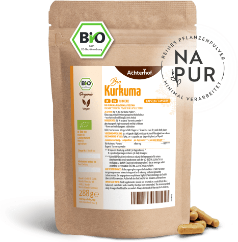 Bio Kurkuma Kapseln Nachfüllpack (400 Kapseln)