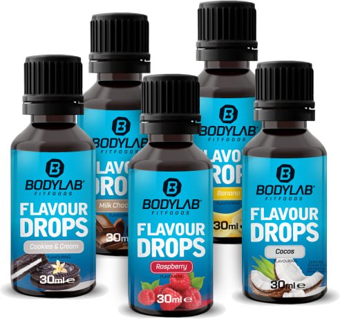 Bodylab Flavour Drops im 5er Set