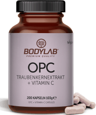 OPC Traubenkernextrakt + Vitamin C (200 Kapseln)