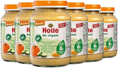 Kürbis Zucchini & Kartoffel - 6x190g - Demeter ab dem 6. Monat