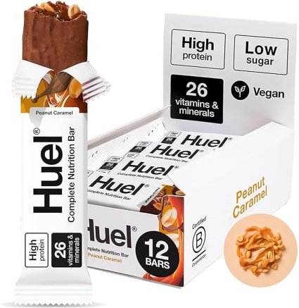 Huel Complete Nutrition Bar - 12x55g - Peanut Caramel