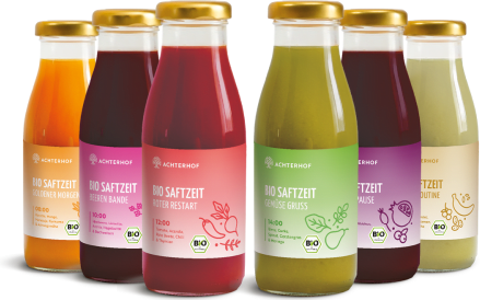 Saftzeit Bio Fastenkur 1 - 7 Tage (6 Flaschen pro Tag)