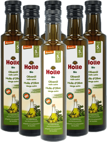 6er Pack Bio-Olivenöl nativ extra ab dem 5. Monat (250ml)