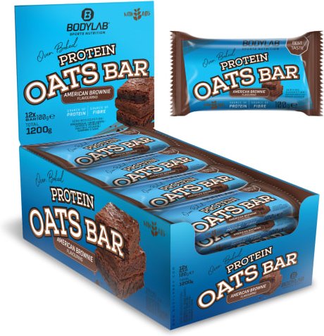 Protein Oats Bar - 12x100g - American Brownie Flavouring