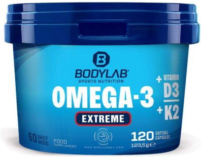Omega-3 + Vitamin D3 + K2 Extreme (120 Kapseln)