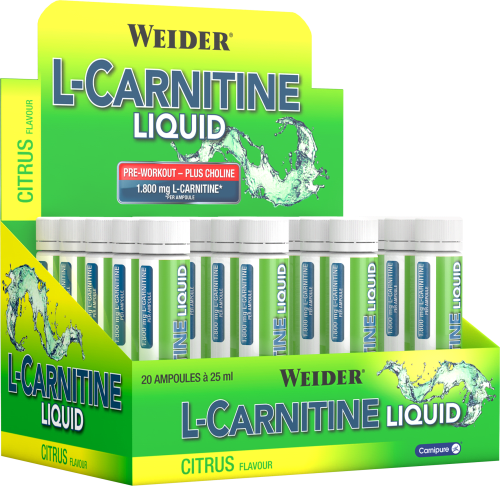 L-Carnitine Liquid 1.800 mg (20x25ml)