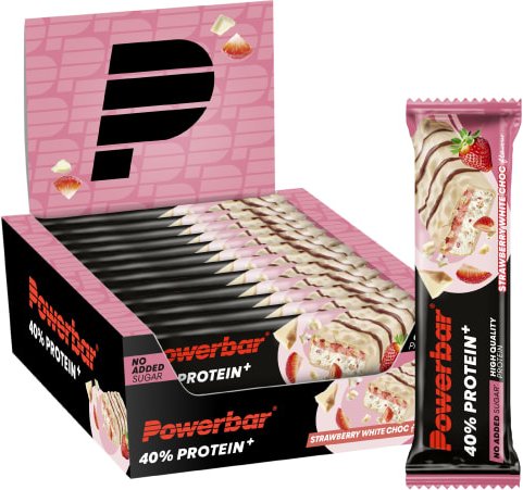 40% Protein+ Crisp - 12x40g - Strawberry White Chocolate