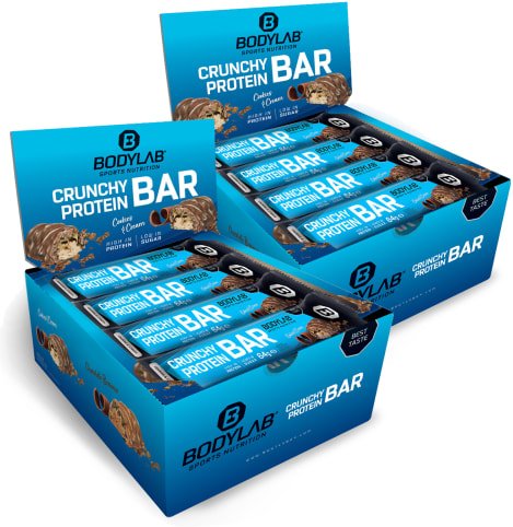 2 x Crunchy Protein Bar (je 12x64g)