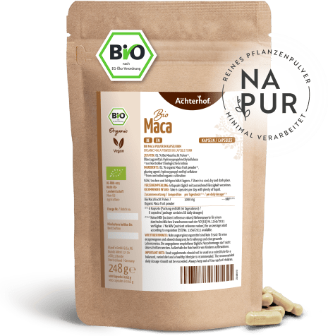 Thumbnail - Maca Kapseln Bio Nachfüllpack (400 Kapseln)