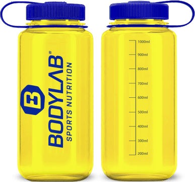 Water Bottle - 1000ml - yellow/blue