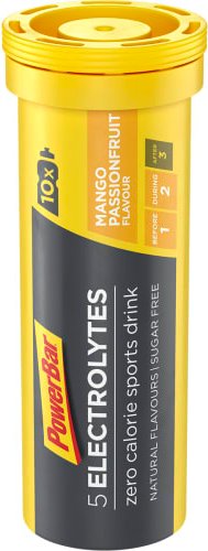 5 Electrolytes Zero Calorie Sports Drink Röhrchen - 10 Brausetabletten - Mango-Passionsfrucht