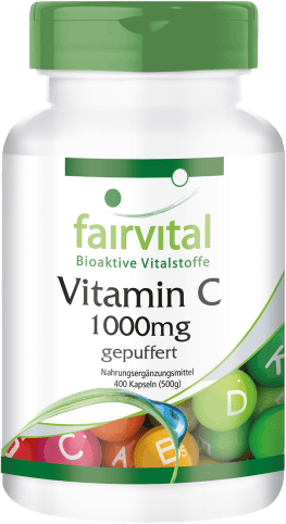 Gepuffertes Vitamin C 1000mg (400 Kapseln)