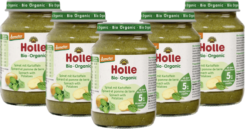 Spinat mit Kartoffeln Demeter ab dem 5. Monat (6x190g)