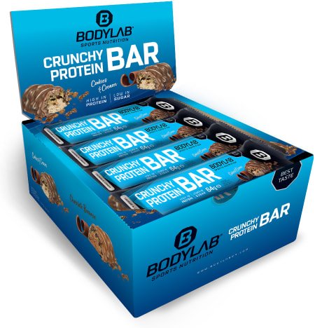 Crunchy Protein Bar - 12x64g - Cookies & Cream