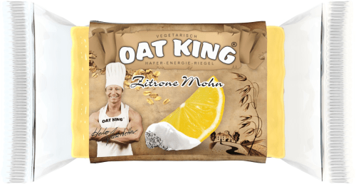 Oat King Energy Bar - 10x95g - Zitrone Mohn
