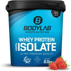 Whey Protein Isolat - 2000g - Erdbeer