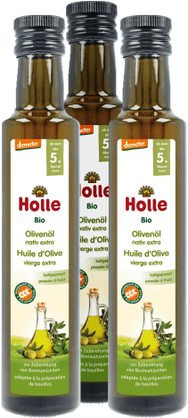 3er Pack Bio-Olivenöl nativ extra ab dem 5. Monat (250ml)