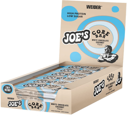 JOE’s Core Bar - 12x45g - White Chocolate Coconut
