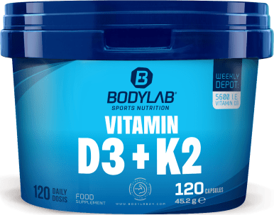 Vitamin D3 + K2 (120 Kapseln)