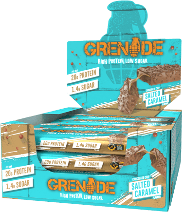 Thumbnail - Grenade Protein Bar - 12x60g - Choc Chip Salted Caramel