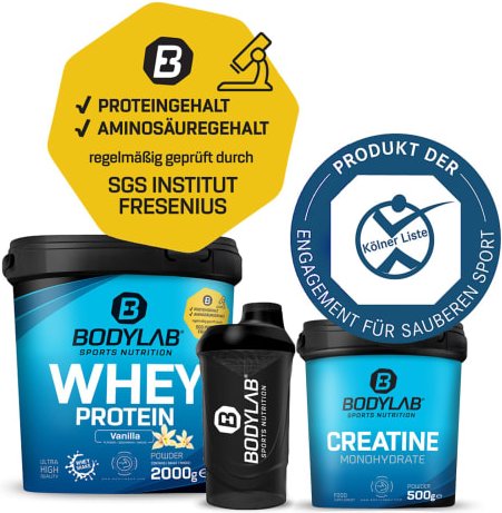 Muskelaufbau Deal (Whey Vanille + Creatine Powder)