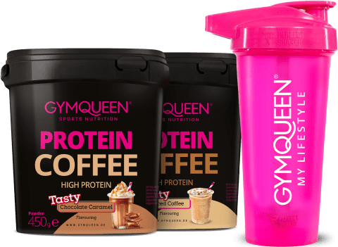 Protein Coffee 2er Pack + Perfect Shaker