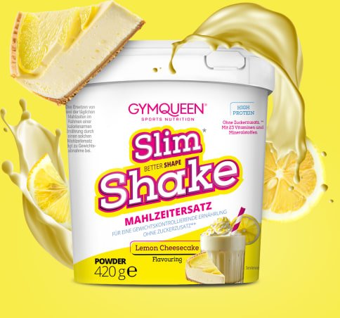Slim Shake Mahlzeitersatz-Shake - 420g - Lemon Cheesecake