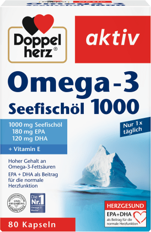 Seefischöl Omega3 1000 (80 Kapseln)