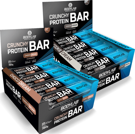 2 x Crunchy Protein Bar Deluxe (je 12x65g)