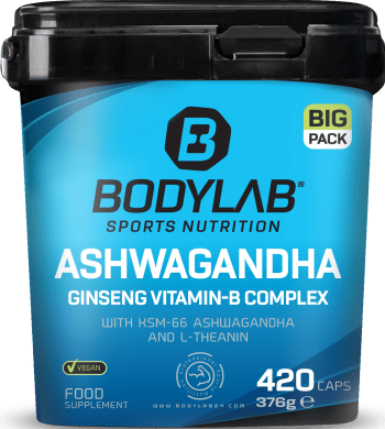 Thumbnail - BIG PACK Ashwagandha Ginseng Vitamin-B Complex (420 Kapseln)