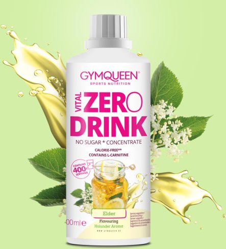 Zero Drink - 1000ml - Holunder