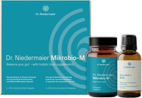 Mikrobio-M Monatsbox (6x50ml Konzentrat + 60 Kapseln)