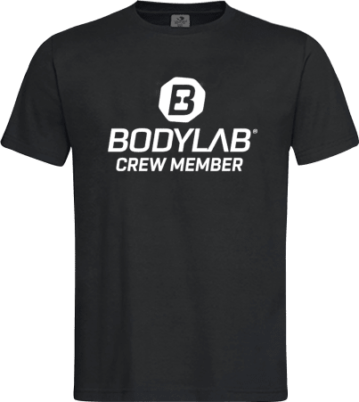 Bodylab24 T-Shirt schwarz - CREW MEMBER - M