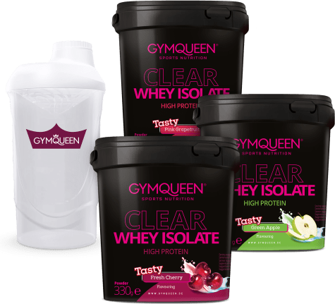 Clear Whey 3er Pack + Shaker