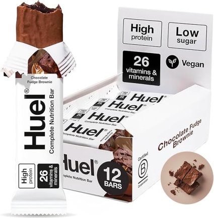 Huel Complete Nutrition Bar - 12x55g - Chocolate Fudge Brownie