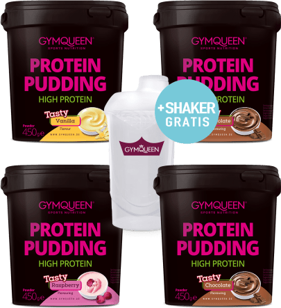 Protein Pudding 4er Pack + Shaker gratis