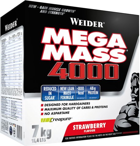 Mega Mass 4000 - 7000g - Erdbeere