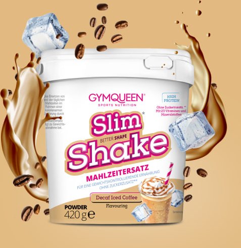 Slim Shake Mahlzeitersatz-Shake - 420g - Iced Coffee