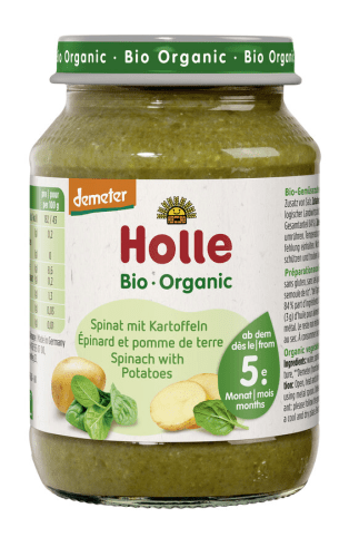 Spinat mit Kartoffeln - 190g - Bio ab dem 5. Monat